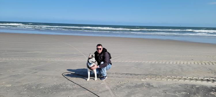 Shawn-and-Jasper-pose-at-the-beach-ok-it-was